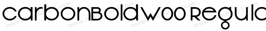 CarbonBold W00 Regular字体转换
